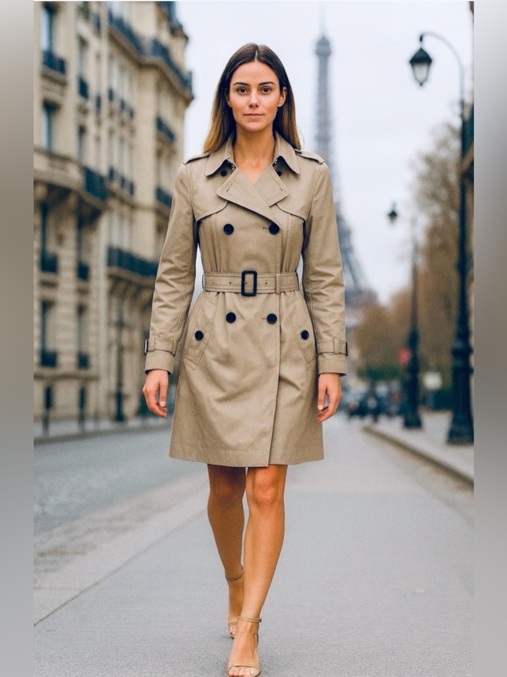 Banana Republic Double Breasted Classic Trench Coat